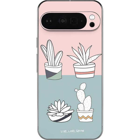 Succulent Sketch Pixel 9 Pro XL Skin